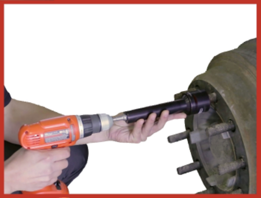 SBCT22 nástavec pro čištění závitů šteftů kol 18-22 mm, s kartáčem 22 mm