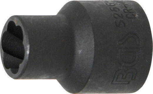 Nástrčná hlavice 1/2" 11 mm, na poškozené - stržené šrouby - BGS 5266-11