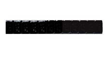 3510FeBLACK SUV závaží samolepicí ocelové ČERNÉ 120g (10gx12)