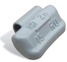 RU7-15g závaží standard zinek šedé