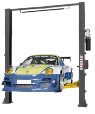 QSD3800 dvousloupový bezpřejezdový zvedák s automatickým zámkem