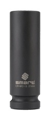 T-SMART tenkostěnný dlouhý nástrčkový ořech 21mm, 1/2" d=78mm