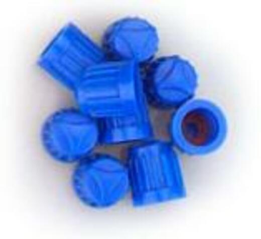 052B-modrá TRVC8 čepička plastová