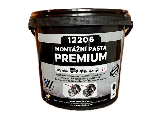 12206 montážní pasta PREMIUM 5 kg, černá