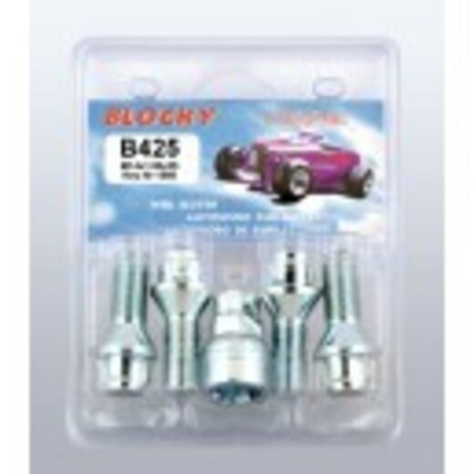 25011: BLOCKY B425  pojistné šrouby M14x1,5x25mm, kužel, klíč 17/19 (B9)