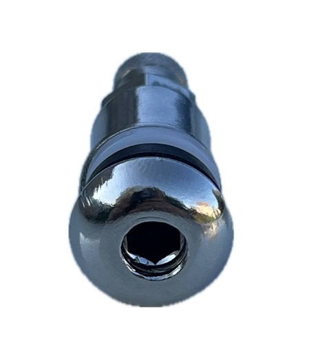 525MS ventil bezdušový stříbrný KOVOVÝ pro ALU disk pro otvor 11,3 mm