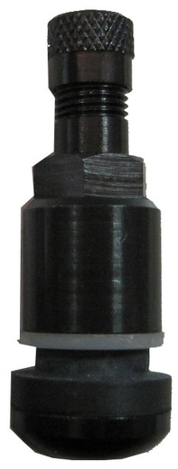 525MSBLACK ventil bezdušový černý KOVOVÝ pro ALU disk pro otvor 11,3 mm