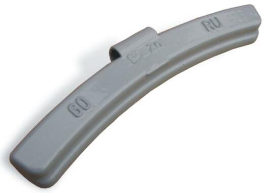 RU7-60g závaží standard zinek šedé