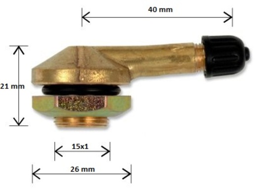 8800 V3-12-1 ventil bezdušový nákladní pr. 16 mm