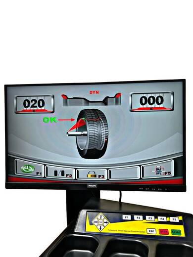 H-988Z osobní vyvažovačka 3D, pneulock, LCD monitor, laser, sonar