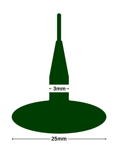 PW-2503 opravný nýt pr. 3 mm s drátem