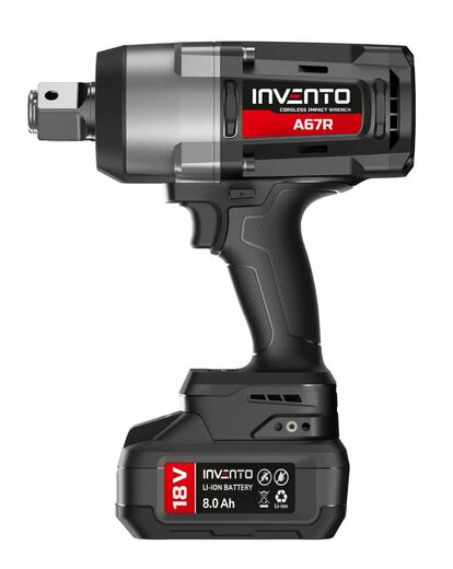 Aku rázový utahovák INVENTO 1" A67R 2400 Nm 2x8Ah