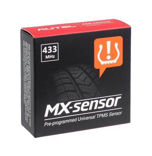 TPMS AUTEL MX-Senzor – 433 MHz alu černý ventil