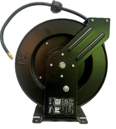 HRA4P01 PCL profi ocelový vzduch. naviják/buben s hadicí pro stlačený vzduch 15m, pr.10mm