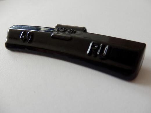 RU9-40g ČERNÉ závaží standard zinek