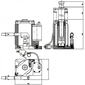 Winntec Y432020 pneumaticko hydraulický zvedák panenka 20t