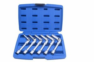 Nástrčné kloubové klíče 3/8", na svíčky, velikost 8-16 mm, sada 6 kusů - QUATROS QS20377