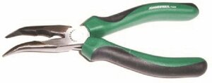 Kleště na jemnou mechaniku zahnuté, automatické otevírání, délka 200 mm - JONNESWAY P8208