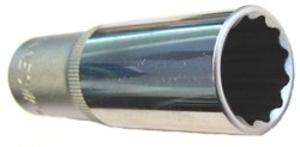 Nástrčná hlavice prodloužená 1/2", 12-hranná, 14mm - JONNESWAY S04HD4714