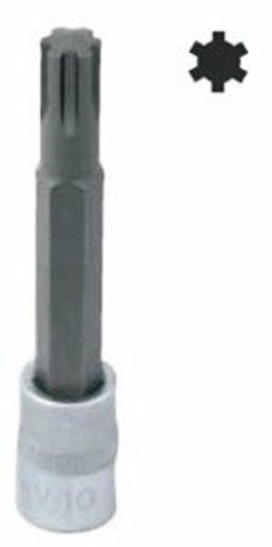 Zástrčná hlavice RIBE, 1/2", velikost M13, délka 100 mm - JONNESWAY S63H4313