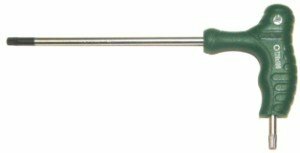 Zástrčný klíč Torx s otvorem a T rukojetí, velikost Tx45 - JONNESWAY H10MT45200