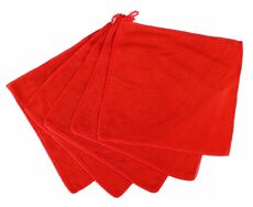 Čistící utěrky z mikrovlákna na mytí auta CAR DETAILING WASH TOWEL SET 5, 25x25cm 450g 5ks