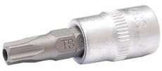 Hlavice zástrčná 1/4" Torx TS10, pěticípá s otvorem - BGS 5184-TS10