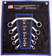 Klíče očkové "C" profil, palcové 5ks - BGS 1222