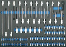 Modul - hlavice TORX, imbus, XZN, RIBE 101ks - BGS