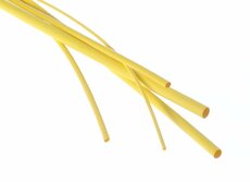 Bužírka - hadička smršťovací 2,4/1,2 mm, délka 1 m, polyetylen - žlutá