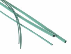 Bužírka - hadička smršťovací 2,4/1,2 mm, délka 1 m, polyetylen - zelená