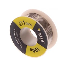 Cín na pájení 1 mm, cívka 100 g - EXTOL CRAFT EX9945
