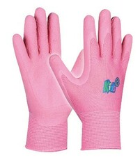 Dětské pracovní rukavice KIDS PINK, růžové, velikost 5