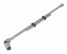 Klíč s posuvnou rukojetí - T-klíč 13 mm, kloubový, extra dlouhý 420 mm, metrický - ASTA