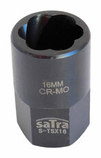 Hlavice nástrčná na poškozené šrouby 1/2", rozměr 16 mm - SATRA