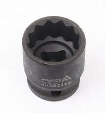 Hlavice nástrčná úderová 1/2" 24 mm, 12hranná - ASTA