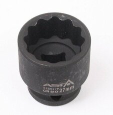 Hlavice nástrčná úderová 1/2" 27 mm, 12hranná - ASTA