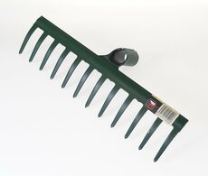 Hrábě zahradní kovové 340 mm, 12 zubů, bez násady