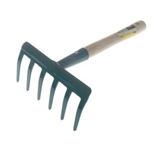 Hrabičky 6 zubů, šířka 16 cm, násada 24 cm
