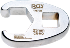 Klíč plochý otevřený 1/2", 23 mm - BGS 1757-23