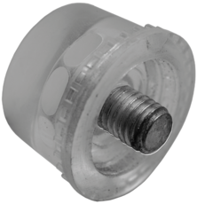 Náhradní úderová hlavice pro paličky BGS 1864 a 1866, průměr 35 mm, gumová - BGS 1869