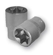 Nástrčná hlavice TORX E 3/8" E4 - ASTA