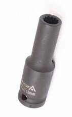 Hlavice nástrčná úderová 1/2" 10 mm, 12hranná, prodloužená 78 mm - ASTA
