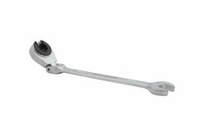 Očkoplochý kloubový klíč s ráčnou na převlečné matice, velikost 17 mm - QUATROS QS50217