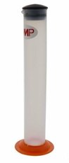 Odměrka 100 ml, odměrný válec s víčkem, plast