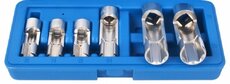 Otevřené hlavice na snímače, převlečné matice, 3/8", 1/2", 10-19 mm, 6ks - QUATROS QS20711