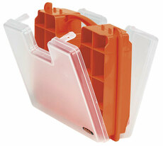 Organizér 290x210x80 mm. oboustranný, 27 přihrádek, plast