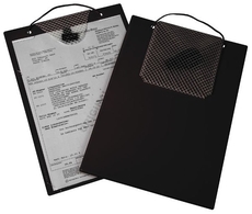 Desky na dokumenty A4 s kapsou, černé - Turbo 9015-00337