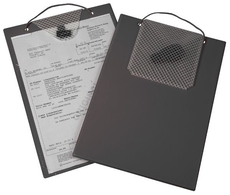 Desky na dokumenty A4 s kapsou, šedé - Turbo 9015-00416