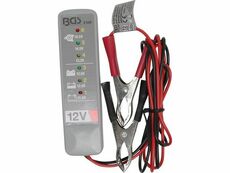 Tester autobaterie 12 V a alternátoru - nabíjení, LED indikátor - BGS 2189